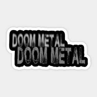 DOOM METAL Sticker